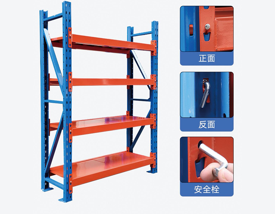 Rayonnage léger sans boulons (≤150 kg/couche)