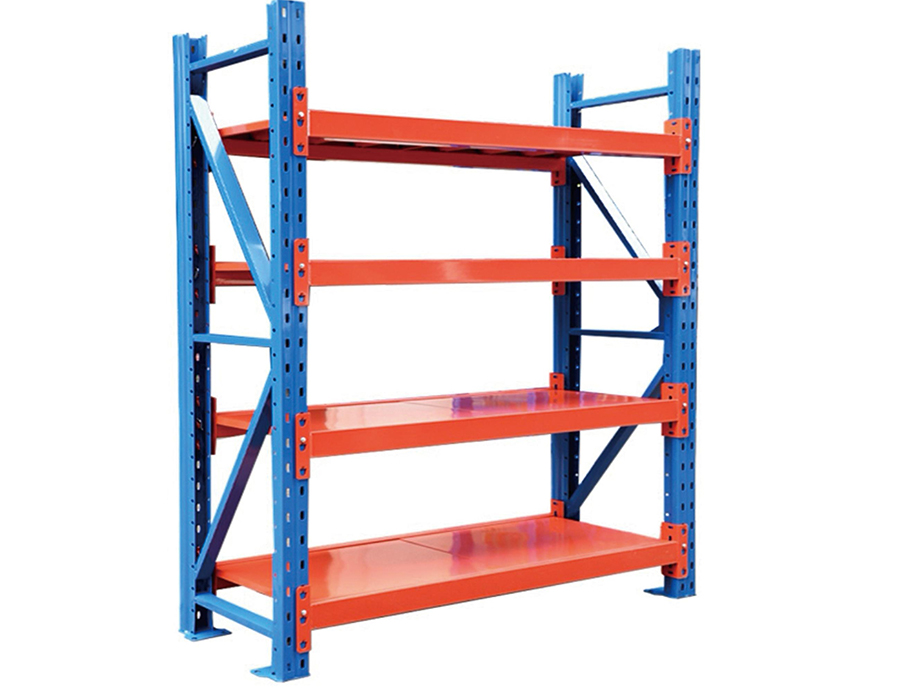 Étagères sans boulons pour usage moyen (500-800 kg/couche)