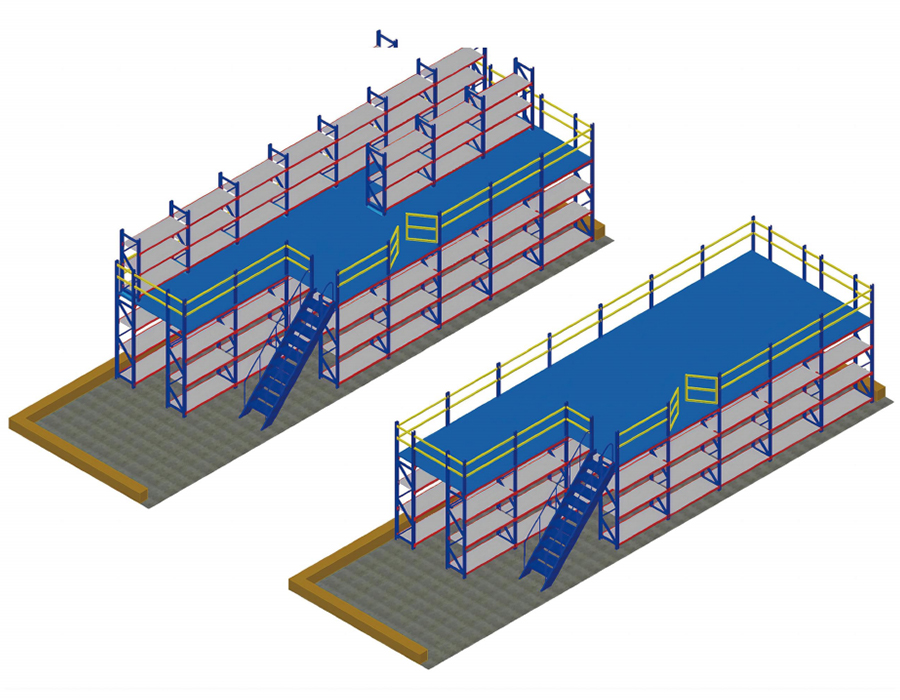Plate-forme en acier